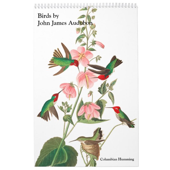 Calendar by John James Audubon (Cover)