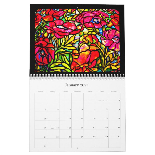 Calendar-Classic/Vintage-Louis Comfort Tiffany Calendar (Jan 2027)