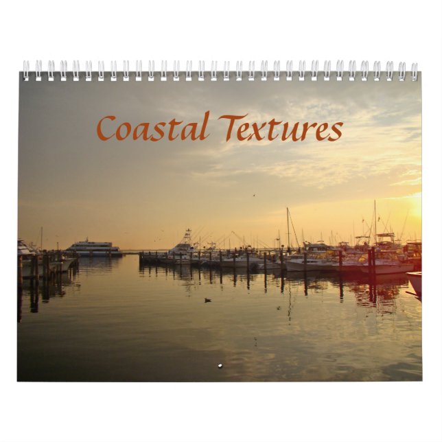 Calendar - Coastal Textures (Cover)