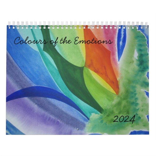 Calendar - Colours of the Emotions, 2024 (Cover)