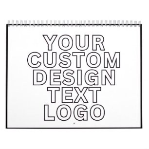 Calendar Custom with Business Logo Personalized 