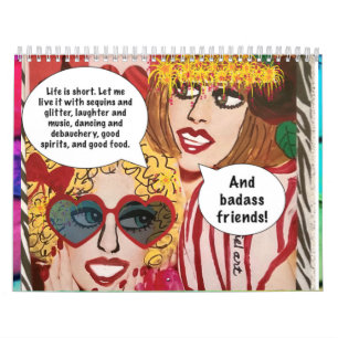 CALENDAR FILLED WITH BAD GIRL ART