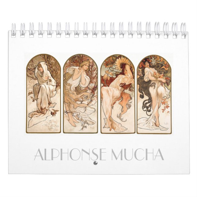 CALENDAR : FINE ART : ALPHONSE MUCHA (Cover)