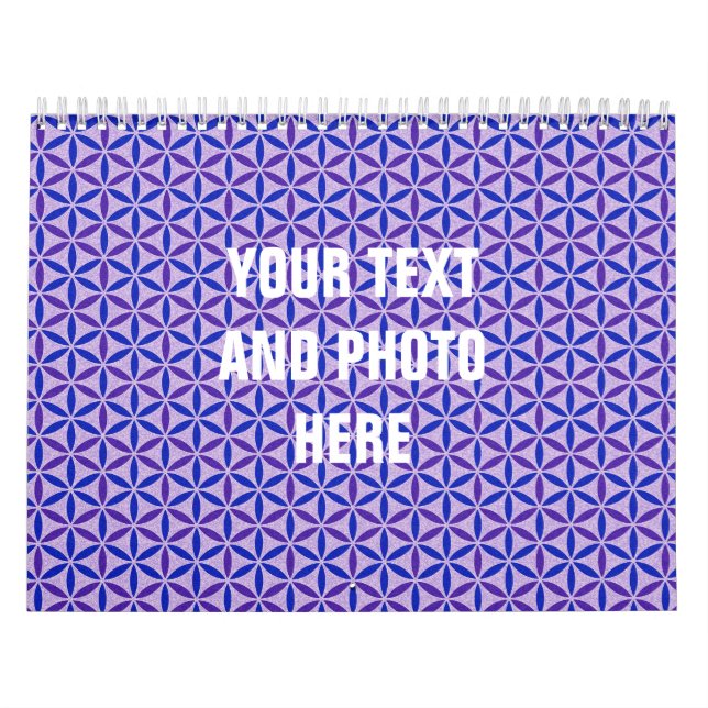 Calendar Flower of Life - stamp pattern - BG 4 (Cover)