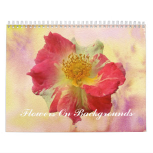 Calendar - Flowers On Backgrounds