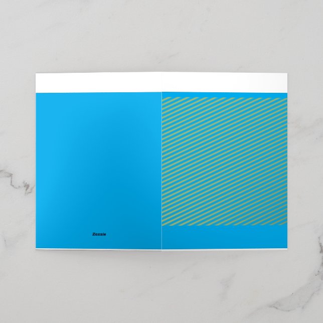 Calendar Foil Greeting Card (Outside Laydown)