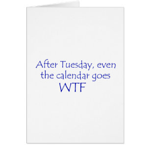 Calendar goes wtf