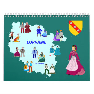 Calendar in Lorraine, France