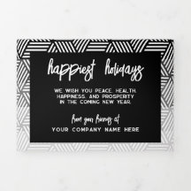 Calendar, Logo - Black White Modern Business