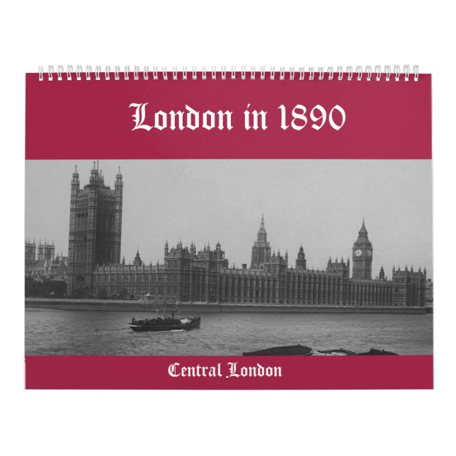 Calendar London 1890 (Cover)