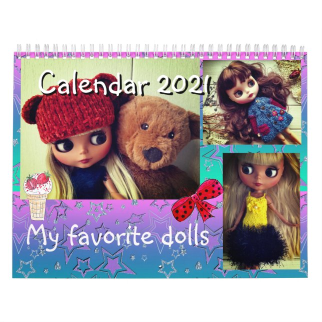 Calendar.  My favourite dolls Calendar (Cover)