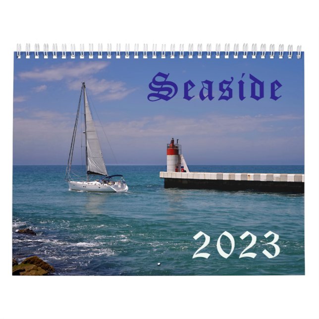 Calendar of 2023 of seaside of France (Cover)