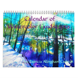 Calendar of Watercolor Landscapes