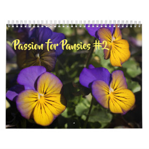 Calendar ~ Passion for Pansies #2