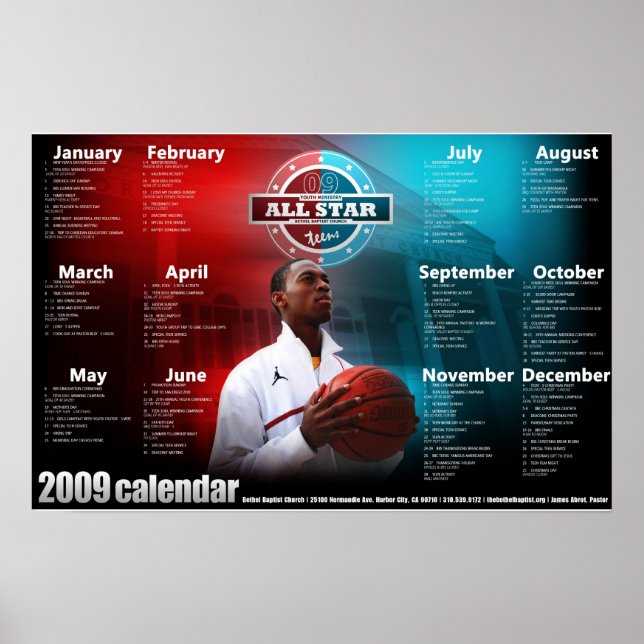 calendar poster (Front)