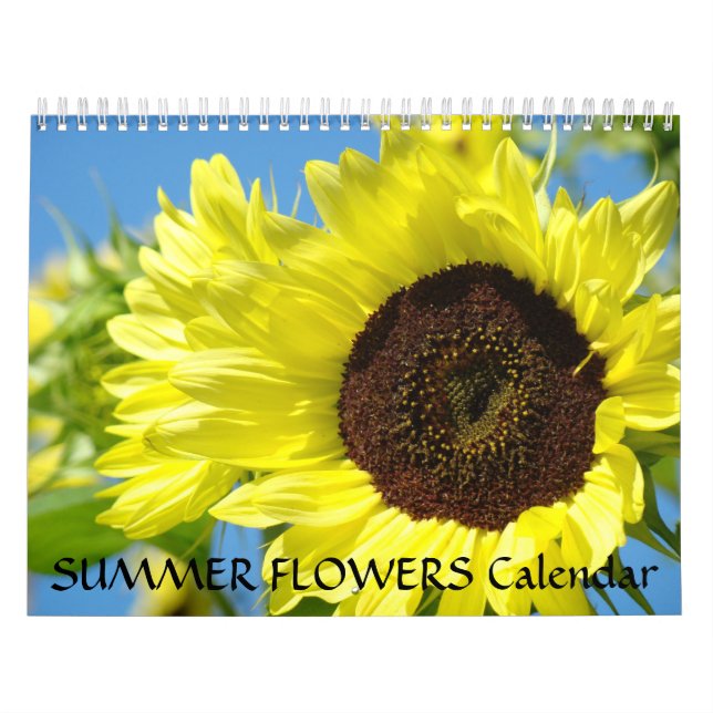 CALENDAR Summer Flower Calendars Gardens (Cover)