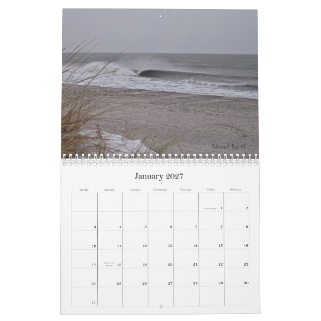 Calendar, Surf Fire Island Calendar (Jan 2027)