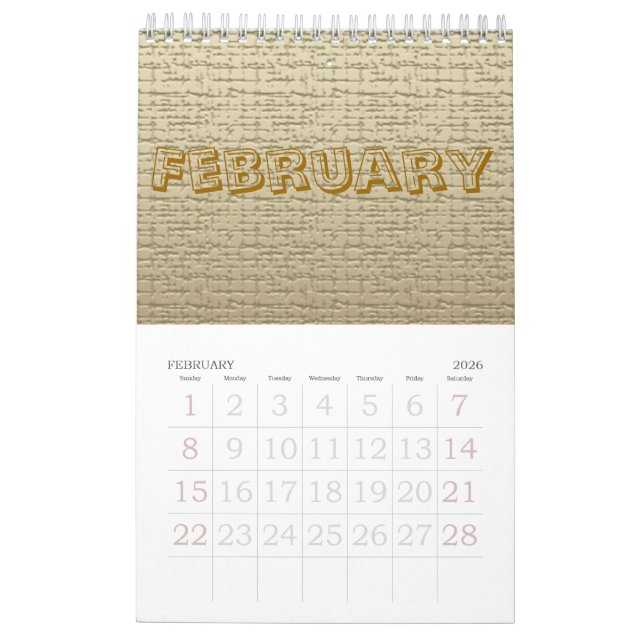 Calendar - Textures (Feb 2026)
