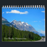 Calendar The Rocky Mountains, Canada<br><div class="desc">Calendar with photos from The Rocky Mountains, Canada. Original photos by First_Choice store on zazzle.com. The calendar contains scenic images from the Canadian Rockies. It has 12 pages - for each calendar month and front and back pages. The calendar is without Holidays dates but they can be added by the...</div>