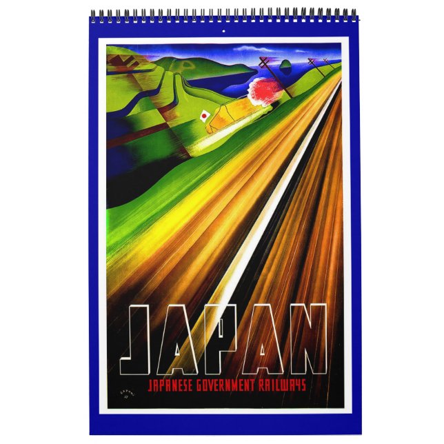Calendar Vintage Travel Posters Plain (Cover)