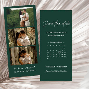 Calendar Wedding Photo booth strip frame Save Save The Date