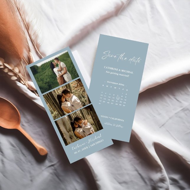 Calendar Wedding Photo booth strip frame  Save  Save The Date (Creator Uploaded)