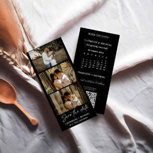 Calendar Wedding Photo booth strip frame Save T S The Date