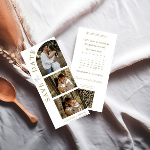 Calendar Wedding Photo booth strip frame Save T S The Date