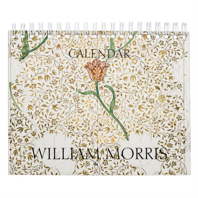 CALENDAR : WILLIAM MORRIS DESIGNS  (Cover)