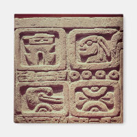 Calendar with four glyphs, Toltec