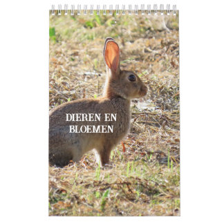 Calendar with images of nature