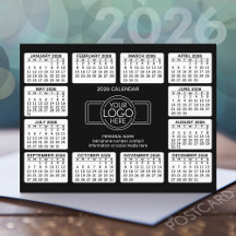 Calendar with logo Contact Information
