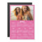 Calendar with Photo - Full Year Magnetic Card