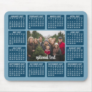 Calendar with Photo in the Centre Mouse Pad
