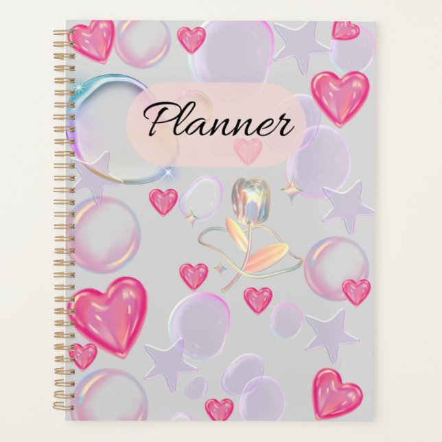 Calendars & Planners heart and bubble (Front)