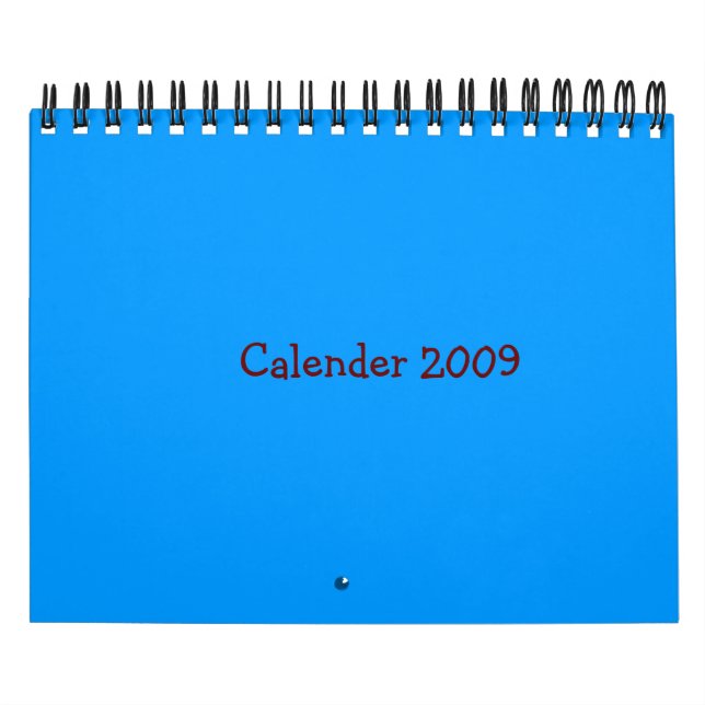 Calender 2009 calendar (Cover)