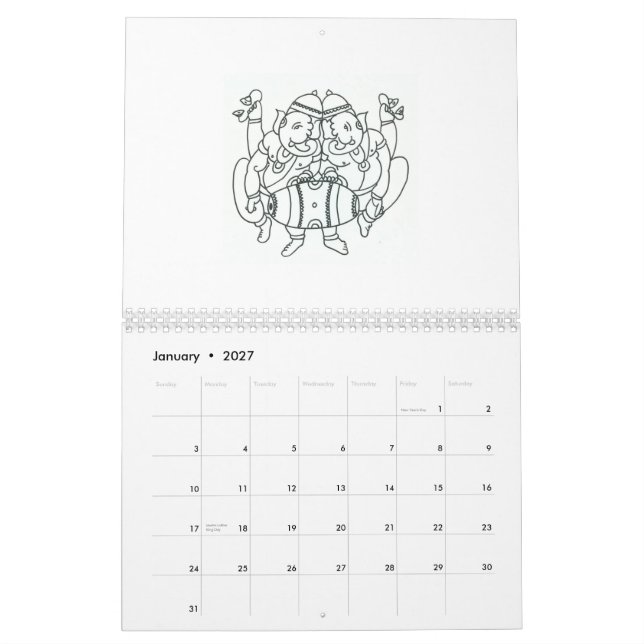 calender 2014 calendar (Jan 2027)
