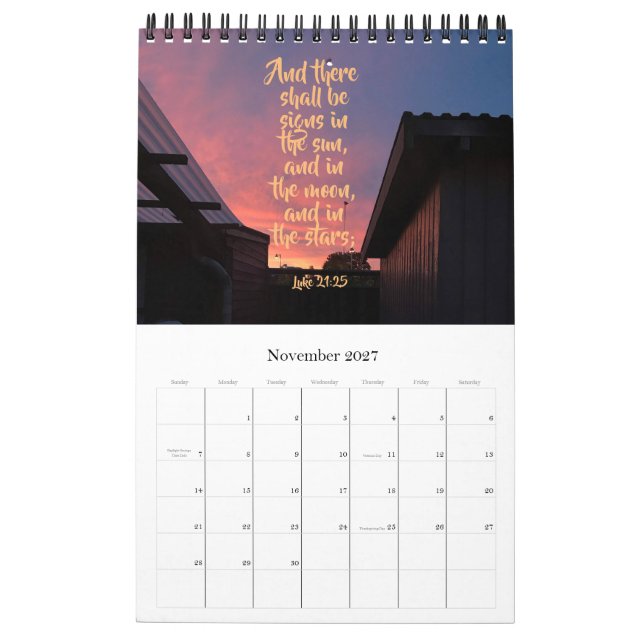 Calender 2020 calendar (Nov 2027)