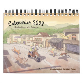 Calendrier 2022 Taïwan (Français) Calendar