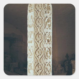 Calendrier de Saison', pillar depicting the Square Sticker