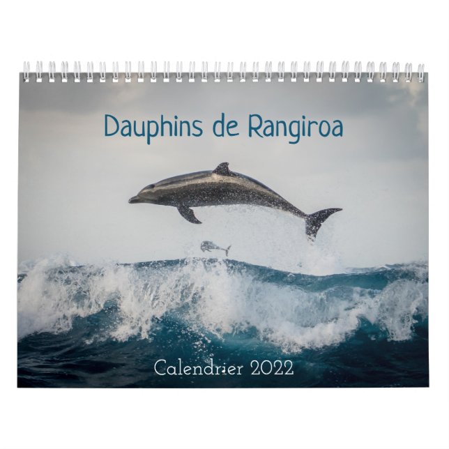 Calendrier des Dauphins カレンダー Calendar (Cover)