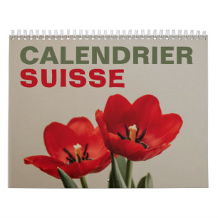 Calendrier Suisse avec Jours Fériés   2026 Calendar