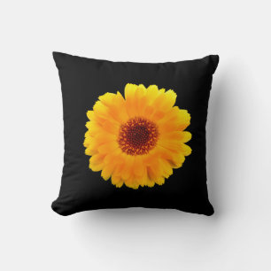 Calendula Officinalis Throw Cushion
