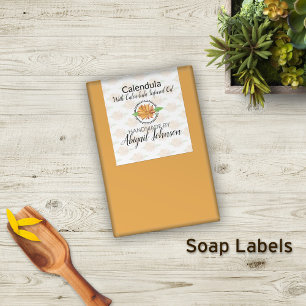 Calendula Soap Artisan Handmade Homemade Label
