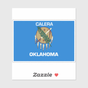 Calera Oklahoma Flag