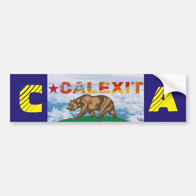 CALEXIT Bumper Sticker (Front)