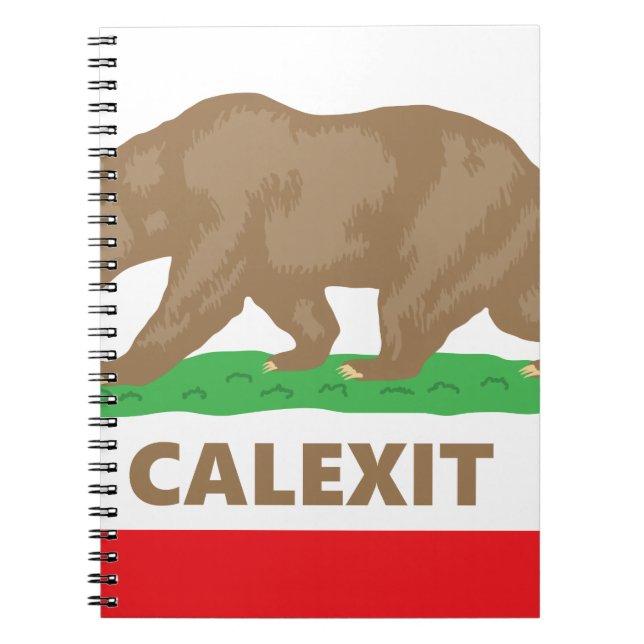 Calexit Spiral Notebook (Front)