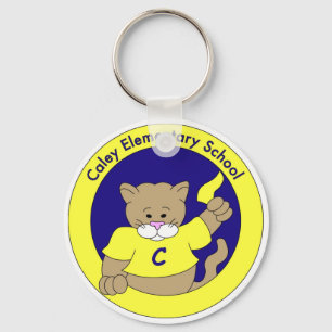 Caley Cougar Keychain