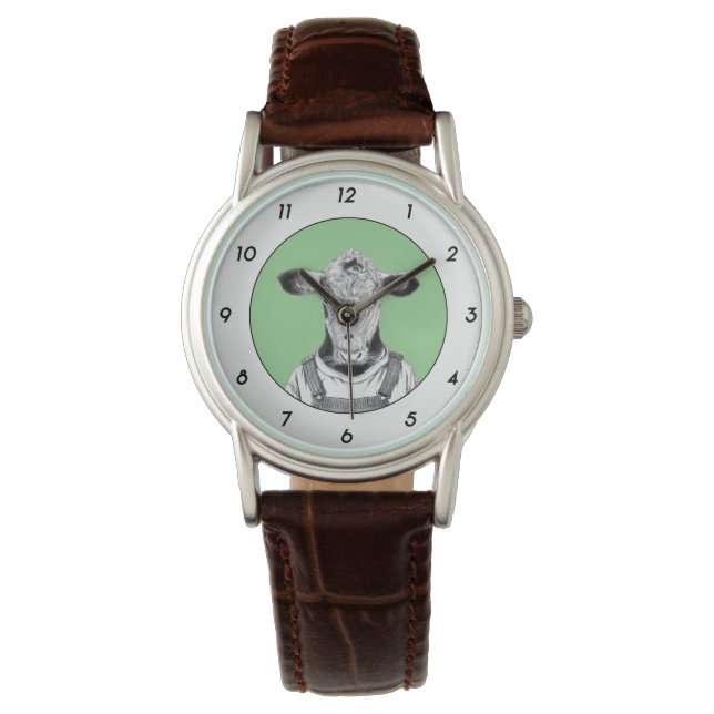 Calf in Dungaree Coat (Moegi) W2 Watch (Front)