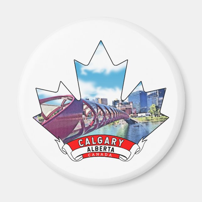 Calgary, Alberta Canada Magnet (Front)